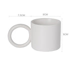 Shop 100003290 White Cleo Mug Mademoiselle Home Decor
