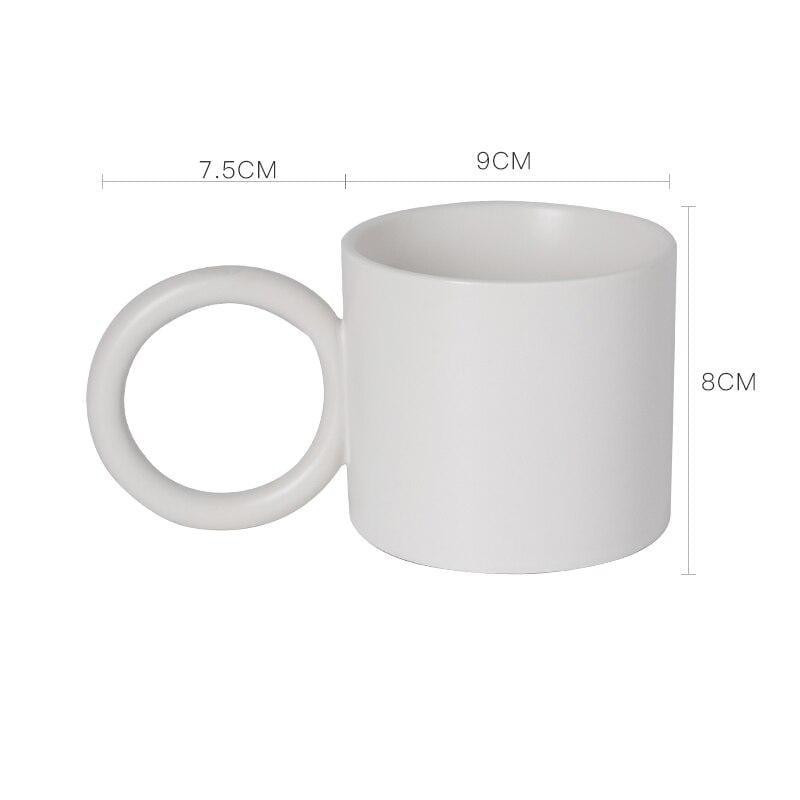 Shop 100003290 White Cleo Mug Mademoiselle Home Decor