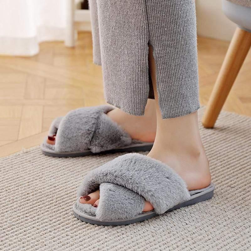 Shop 200001004 Gray / 36 Clive Slippers Mademoiselle Home Decor