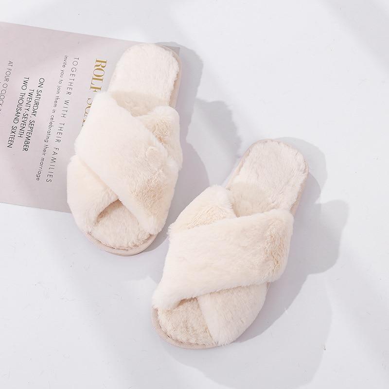 Shop 200001004 Beige / 36 Clive Slippers Mademoiselle Home Decor