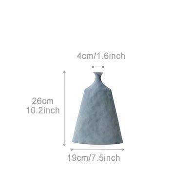 Shop 200001438 Bleu Cloe Vase Mademoiselle Home Decor