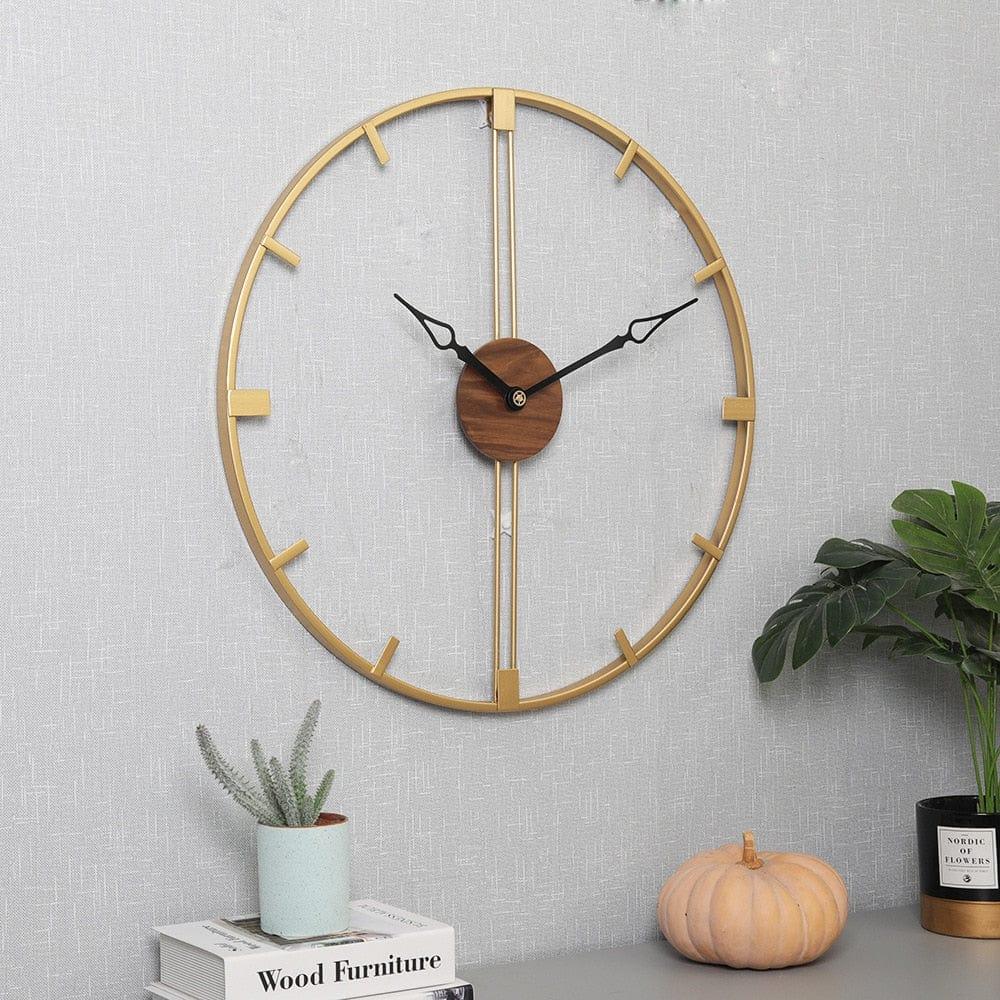 Shop 0 ZGXTM Nordic Light Luxury Roman Numeral Wall Clock Home Living Room Decoration Clock Gold Mute Simple Wall Clock Mademoiselle Home Decor
