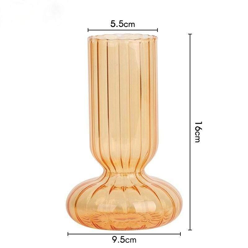 Shop 0 Orange Vase2 Cozumel Glass Vase Mademoiselle Home Decor