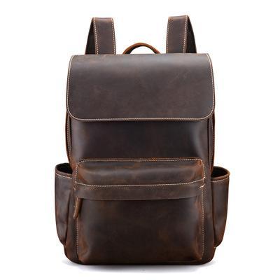 Shop Dark Brown Cuba Backpack Mademoiselle Home Decor