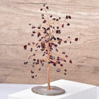 Shop 0 Garnet / 1 piece Natural Amethyst Rose Quartz Tree of Life Rock Mineral Location Theory Reiki Healing Decora Home Tion DIY Gift MineralDecoration Mademoiselle Home Decor