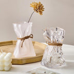 Shop 0 Nordic Glass Vase Ins Style Creative Dektop Home Decor Transparent Dried Flower Arrangement Vases Simple Living Room Decoration Mademoiselle Home Decor
