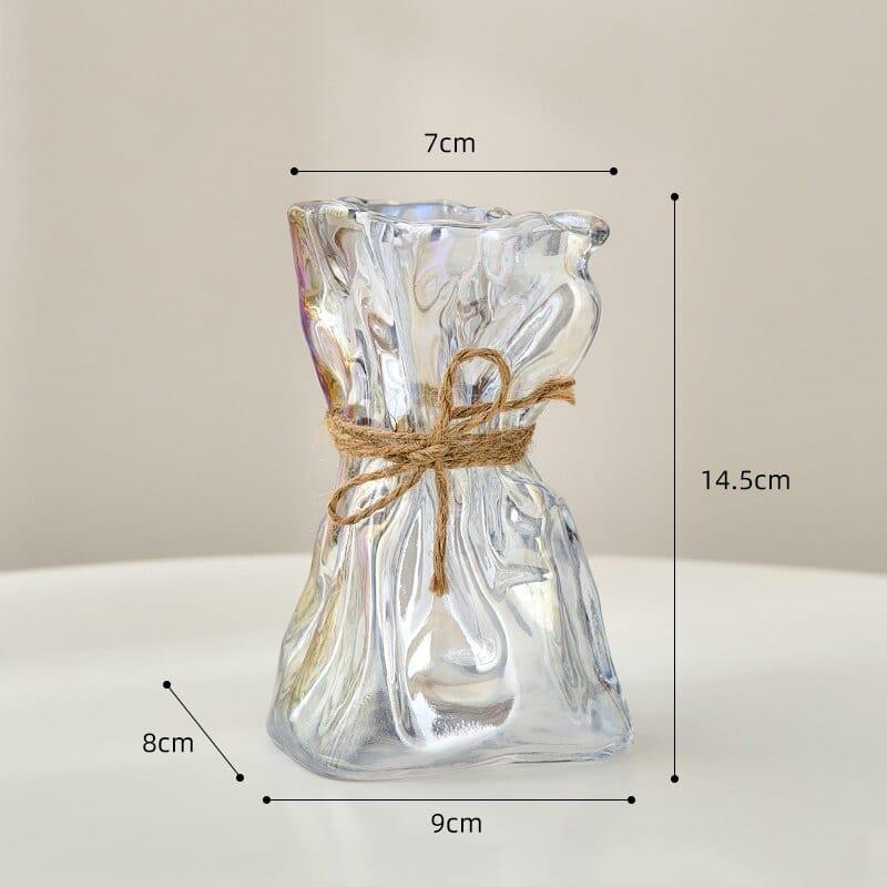 Shop 0 as picture 1 Nordic Glass Vase Ins Style Creative Dektop Home Decor Transparent Dried Flower Arrangement Vases Simple Living Room Decoration Mademoiselle Home Decor