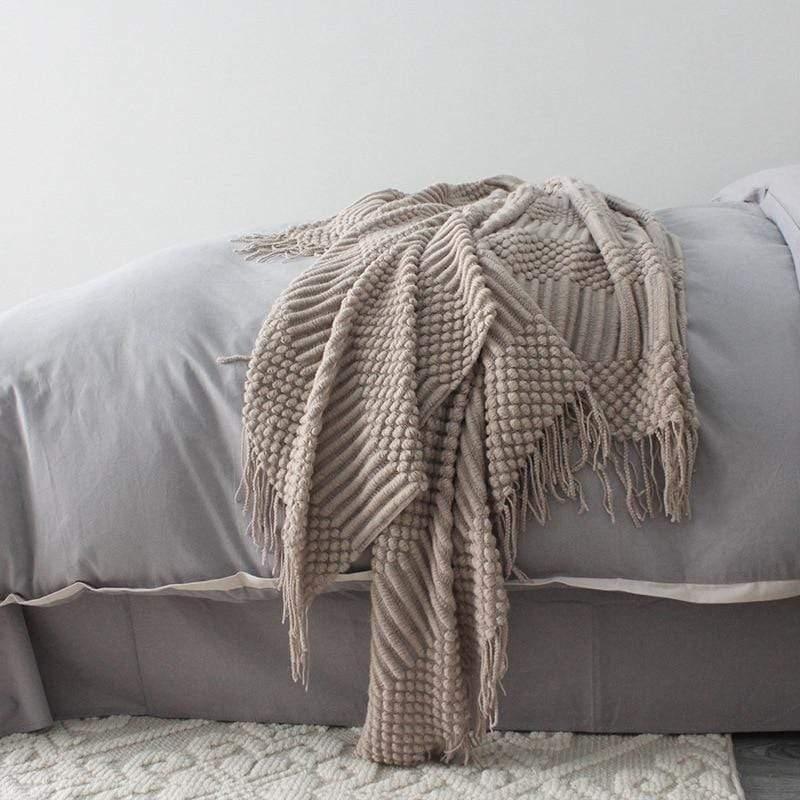 Shop 40602 Nude / 127x170cm Dalia Throw Mademoiselle Home Decor
