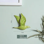 Shop 0 Type D-Yellow Green / China 3D Ceramic Birds Shape Wall Hanging Decorations Simple Home Decorations Accessories Decoracao Para Casa Wall Crafts Ornaments Mademoiselle Home Decor