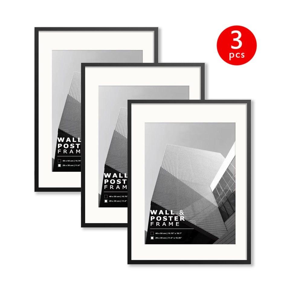 Shop 0 BLACK  3 PCS / 15x20cm Daytona Frame Mademoiselle Home Decor