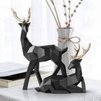 Shop 200044142 Black Deer Sculpture Mademoiselle Home Decor