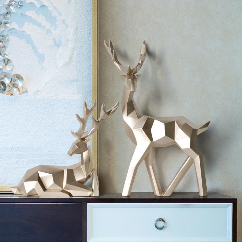 Shop 200044142 Deer Sculpture Mademoiselle Home Decor