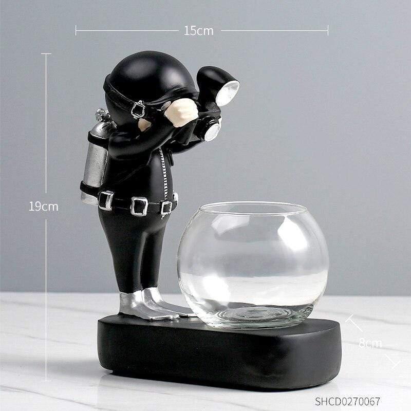 Shop 200042147 Scuba - Silver Dejah Vases Mademoiselle Home Decor