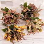 Shop 0 Nordic Cute Foam Artificial Lavender Flowers Wedding Home Decoration Table Autumn Bridal Bouquet High Quality Plastic Fake Plant Mademoiselle Home Decor