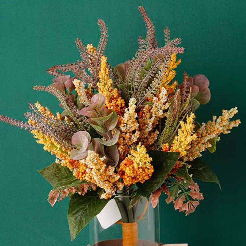 Shop 0 Orange Desire Artificial Flowers Mademoiselle Home Decor