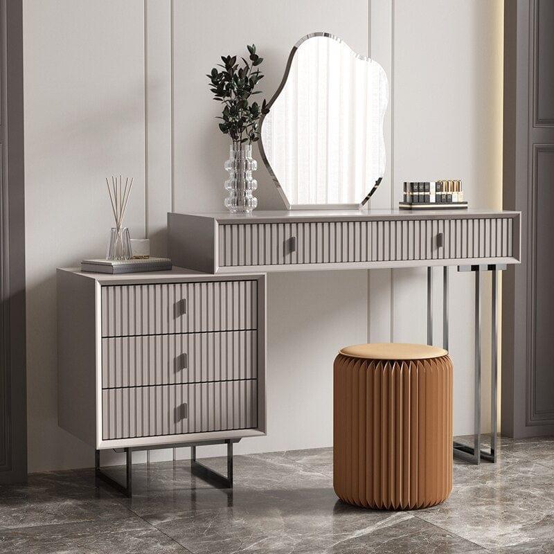 Shop 0 1 set 120cm E Modern Minimalist Solid Wood Dressers for Bedroom Furniture Designer Light Luxury Leisure Bedroom Storage Cabinet Dressing Table Mademoiselle Home Decor