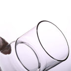 Shop 0 Clear Glass Hyacinth Vase Transparent Flower Plant Bottle Pot DIY Ornaments Home Living Room Garden Decoration Desk Decors 15cm Mademoiselle Home Decor
