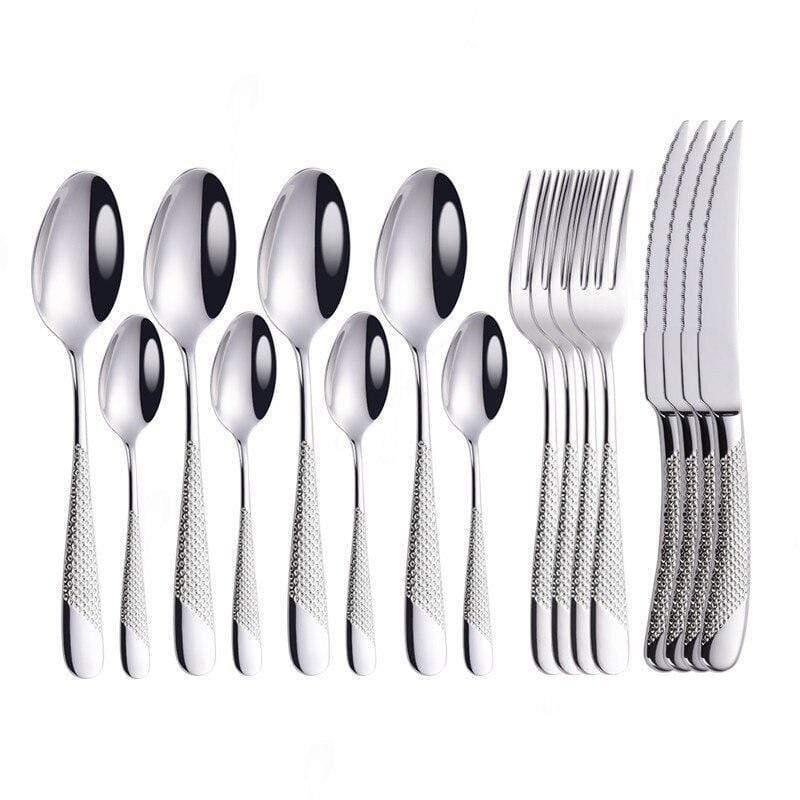 Shop 100003310 Silver For 4 People Devine Cutlery Set Mademoiselle Home Decor