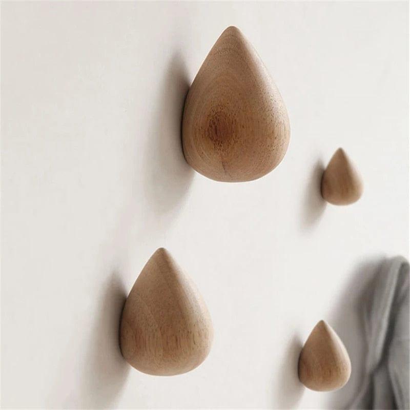 Shop 0 Wall Mounted Coat Hook Natural Wood Clothes Hanger Decorative Key Holder Hat Scarf Handbag Storage Hanger Bathroom Rack Mademoiselle Home Decor