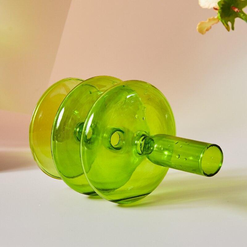 Shop 0 Floriddle Candle Holders Decoration Wedding Nordic Green Glass Candlestick Home Decor Vase Christmas Gift Candles Mademoiselle Home Decor