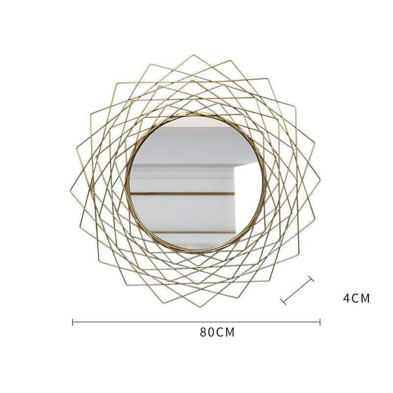 Shop 0 Big Wall Decorative Mirror Iron Mirror Home Decoration Wall Hanging Mirror Large Mirror Decoration Home Livingroom 89929313 Mademoiselle Home Decor