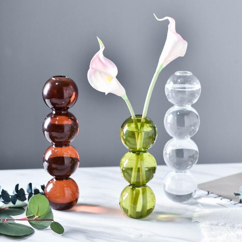 Shop 0 Nordic Home Decoration Living Room Decoration Terrarium Hydroponics Glass Vases Home Decor Flower Vase Tabletop Decor Modern Mademoiselle Home Decor