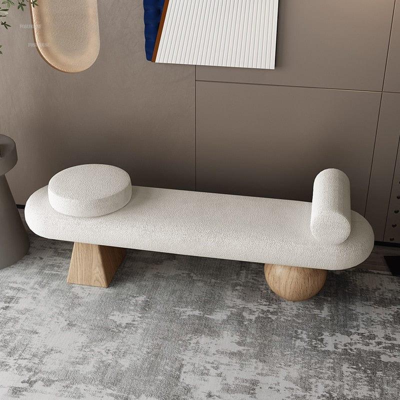 Shop 0 Nordic Solid Wood Stools Home Furniture Living Room Sofa Bench Entry Door Shoe Changing Stool Leisure Low Chairs Bed End Ottoman Mademoiselle Home Decor