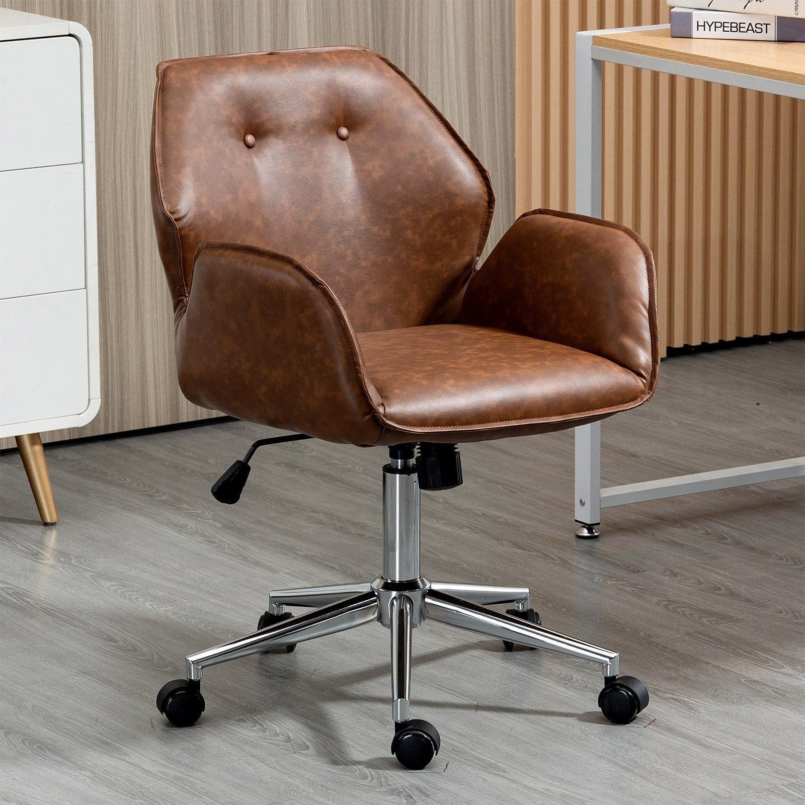 Shop Lower Price office furniture chair swivel  low back Nordic Home adjustable  Leather office chair Mademoiselle Home Decor