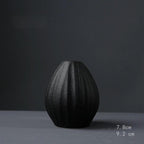 Shop 0 5 Black Ceramic Small Vase Home Decoration Crafts Tabletop Ornament Simplicity Japanese-style Decoration Mademoiselle Home Decor