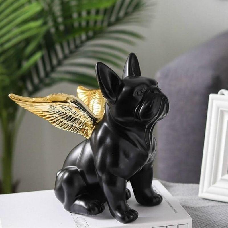 Shop 0 Black with Gold Dynamo Sculpture Mademoiselle Home Decor