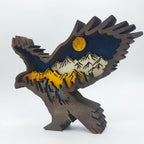 Shop 0 Wooden Carved Eagle Wood Animal Statue Preferment Gift Home Decor Ornaments Mademoiselle Home Decor