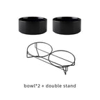 Shop 200003781 double bowl / 400ML Echo Pet Bowl Mademoiselle Home Decor
