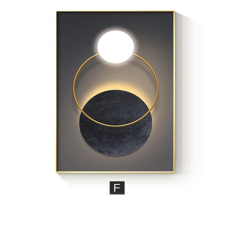 Shop 0 20x30cm(No frame) / F Eclipse Canvas Mademoiselle Home Decor