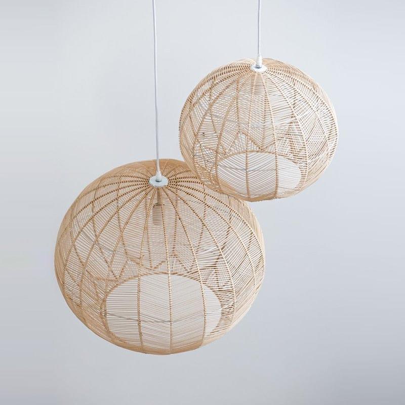 Shop 0 France Country Rattan Bamboo Wood Handemade Modern Japanese Style Living Room Kitchen Bedroom Seaside Hotel Pendant Lamps Mademoiselle Home Decor