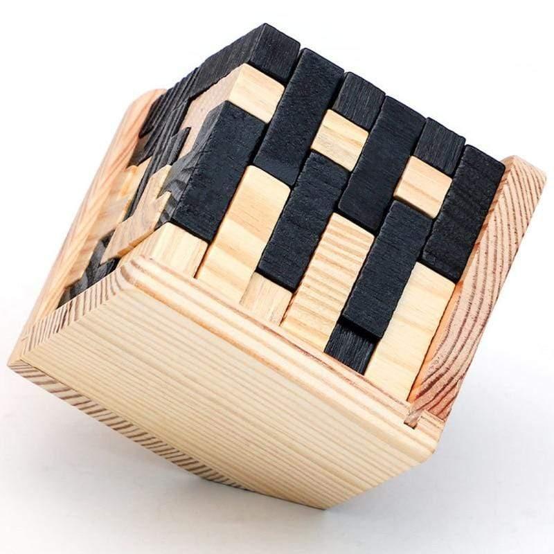 Shop 0 Equilibrium Wooden Cube Puzzle Mademoiselle Home Decor