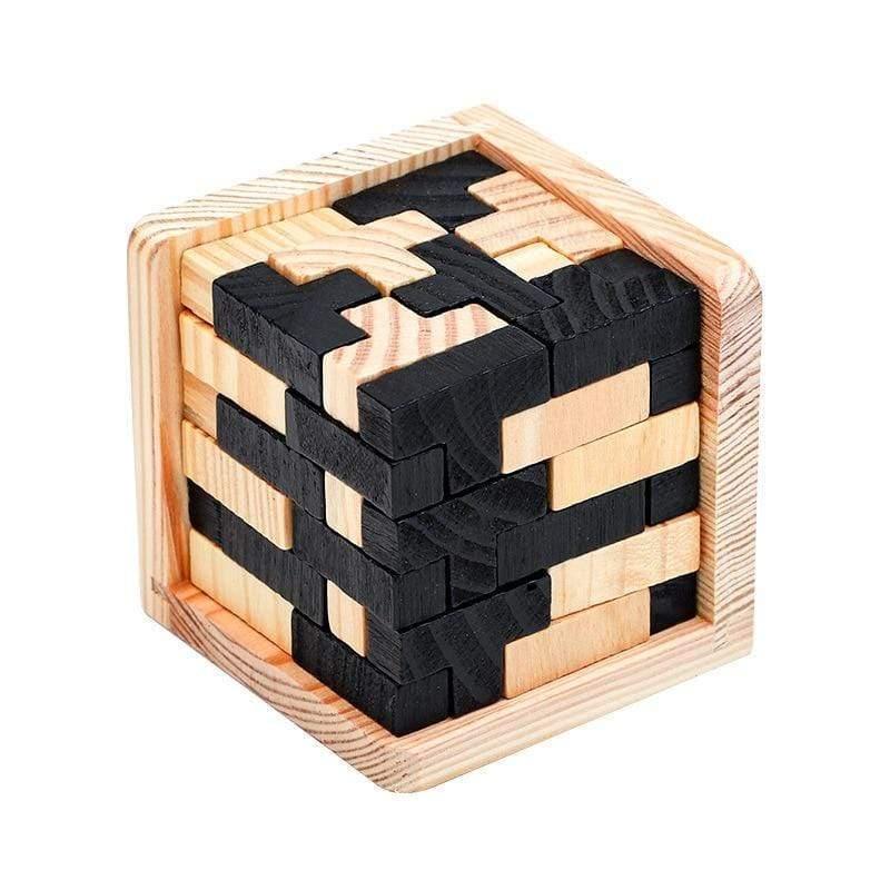 Shop 0 54T Equilibrium Wooden Cube Puzzle Mademoiselle Home Decor