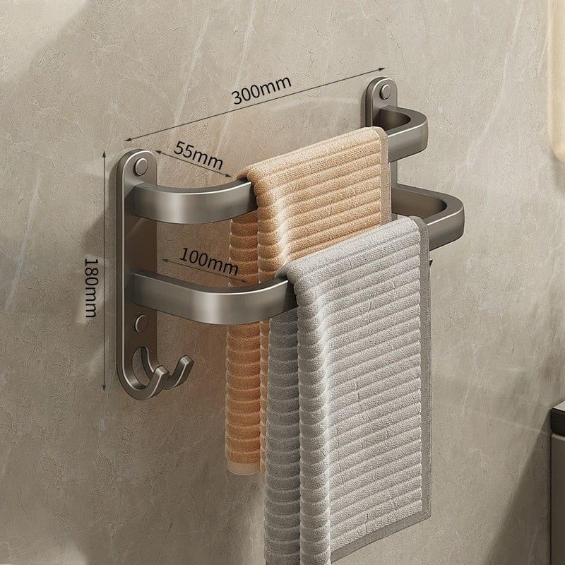 Shop 0 30cm Double Ernest Bathroom Towel Rack Mademoiselle Home Decor