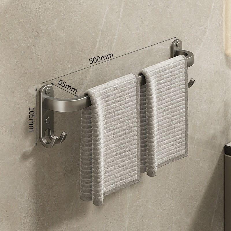 Shop 0 50cm single Ernest Bathroom Towel Rack Mademoiselle Home Decor