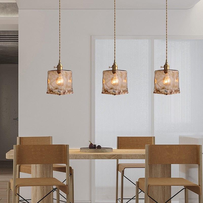 Shop 0 Vintage Glass Pendant Lights For Kitchen Island Dining Table Hanging Lamps For Ceiling Bedroom Bedside Suspension Luminaire Mademoiselle Home Decor