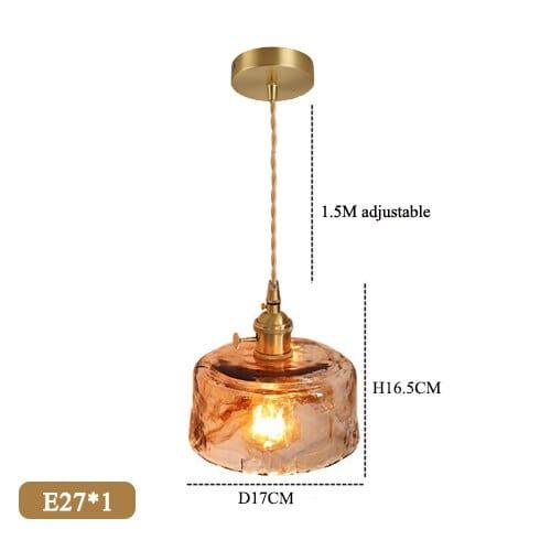 Shop 0 C Vintage Glass Pendant Lights For Kitchen Island Dining Table Hanging Lamps For Ceiling Bedroom Bedside Suspension Luminaire Mademoiselle Home Decor