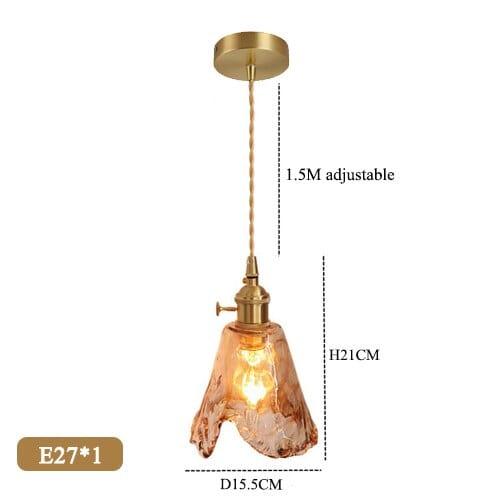 Shop 0 B Vintage Glass Pendant Lights For Kitchen Island Dining Table Hanging Lamps For Ceiling Bedroom Bedside Suspension Luminaire Mademoiselle Home Decor
