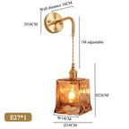 Shop 0 L Vintage Glass Pendant Lights For Kitchen Island Dining Table Hanging Lamps For Ceiling Bedroom Bedside Suspension Luminaire Mademoiselle Home Decor