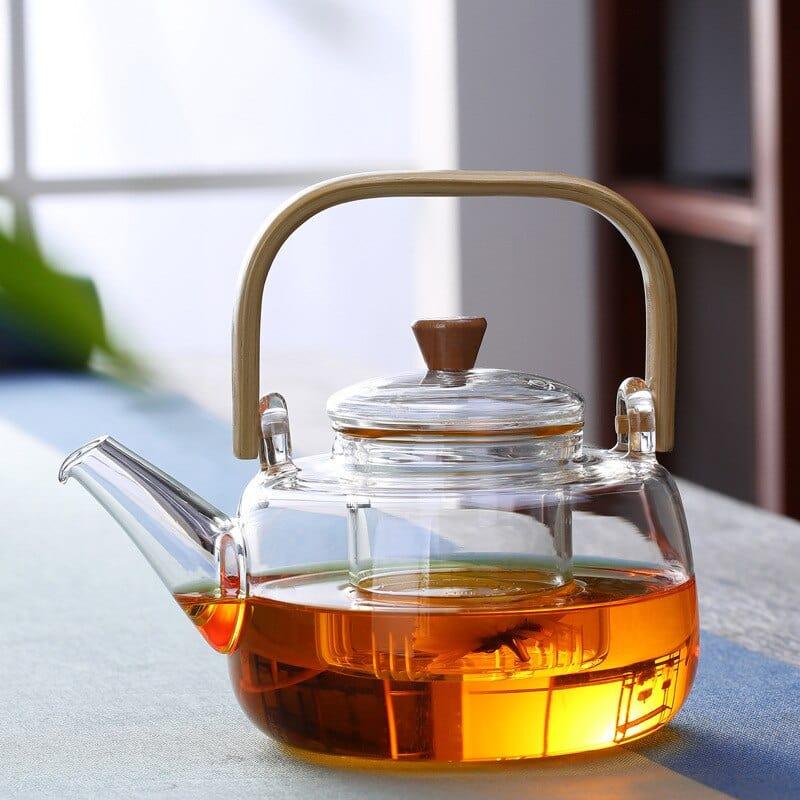 Shop 0 1000ML Fiate Borosilicate Teapot Mademoiselle Home Decor