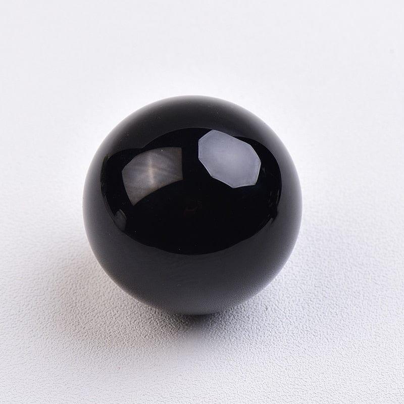 Shop 0 obsidian / 25-30mm 1PC Natural Dream Amethyst Ball Polished Globe Massaging Ball Reiki Healing Stone Home Decoration Exquisite Gifts Souvenirs Gift Mademoiselle Home Decor