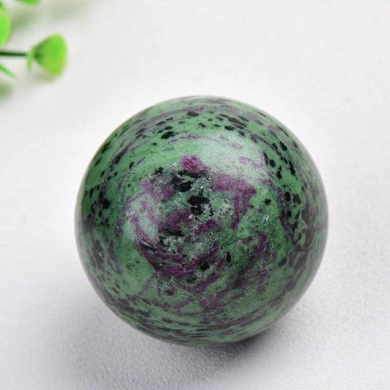 Shop 0 morganite / 25-30mm 1PC Natural Dream Amethyst Ball Polished Globe Massaging Ball Reiki Healing Stone Home Decoration Exquisite Gifts Souvenirs Gift Mademoiselle Home Decor