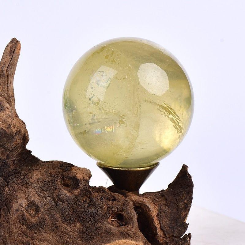 Shop 0 citrine / 25-30mm 1PC Natural Dream Amethyst Ball Polished Globe Massaging Ball Reiki Healing Stone Home Decoration Exquisite Gifts Souvenirs Gift Mademoiselle Home Decor