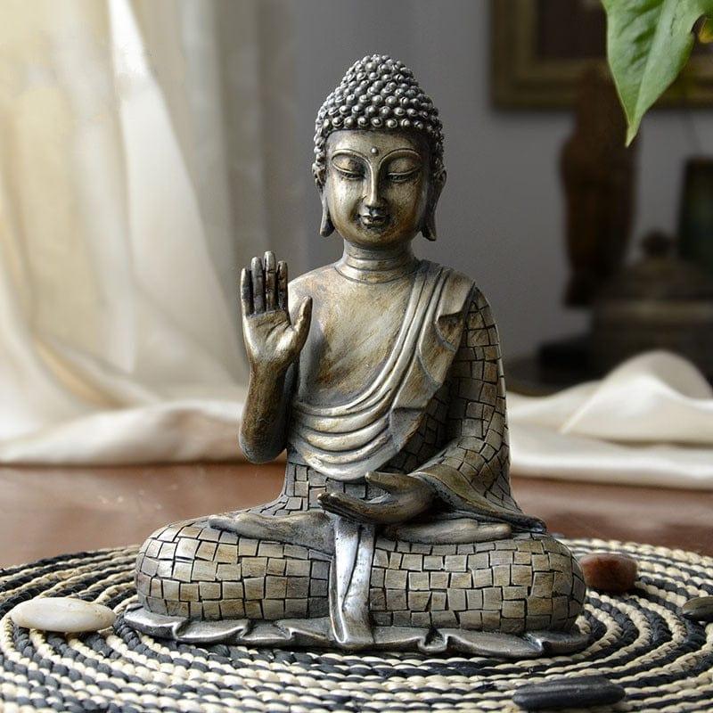Shop 0 Tathagata copper Forgive Buddha Sculpture Mademoiselle Home Decor