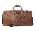 Shop Brown Fuji Weekender Duffel Bag Mademoiselle Home Decor