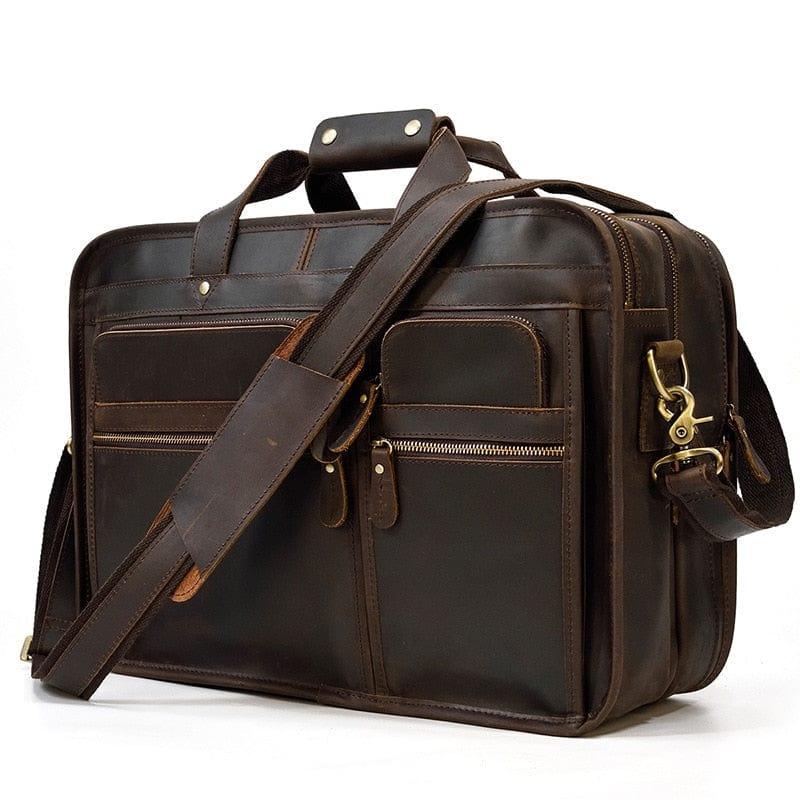 Shop 0 Galliano Dark Brown Briefcase Mademoiselle Home Decor