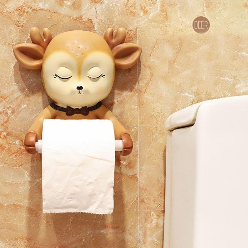 Shop 0 Decorative Deer Toilet Paper Holder Towel Rack Wall Mounted Bathroom Kitchen Roll Paper Holder Tissue Rack Mademoiselle Home Decor